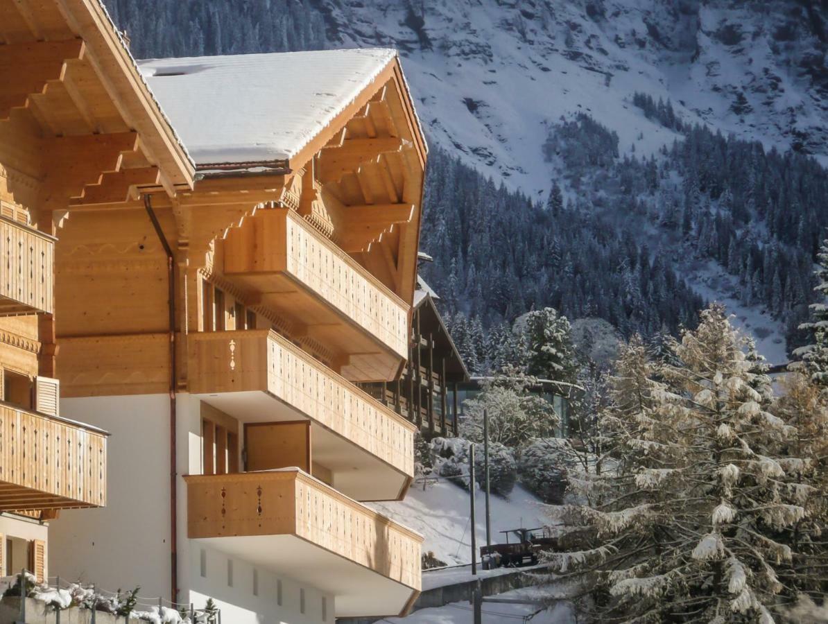 Holiday Flat #1, Chalet Aberot, Wengen, Switzerland Exterior photo