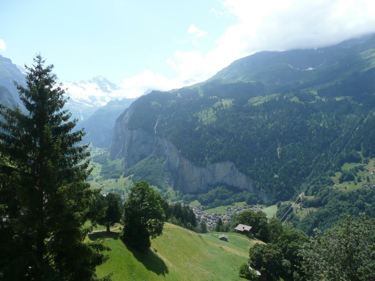 Holiday Flat #1, Chalet Aberot, Wengen, Switzerland Exterior photo