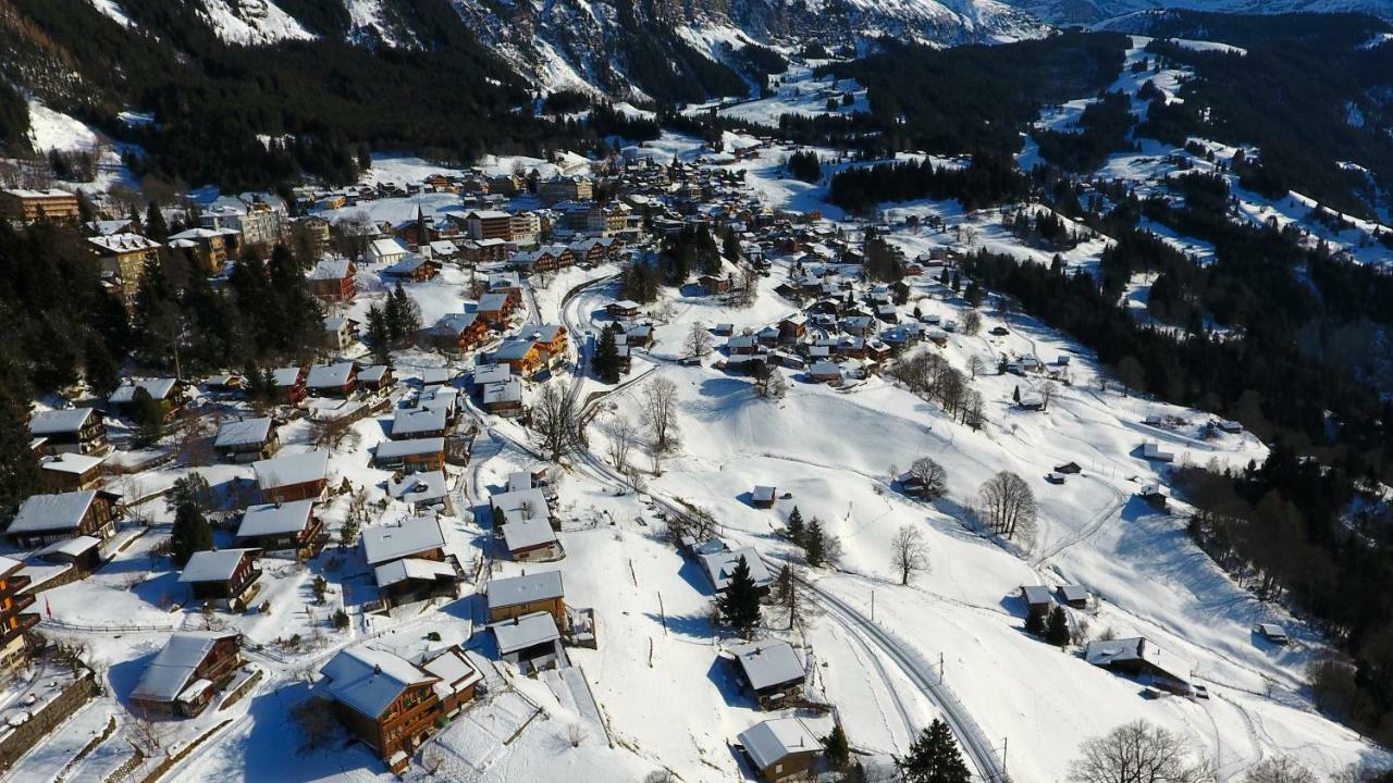 Holiday Flat #1, Chalet Aberot, Wengen, Switzerland Exterior photo