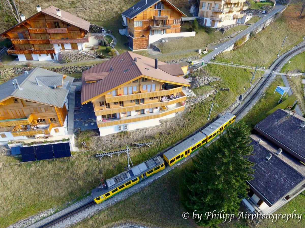 Holiday Flat #1, Chalet Aberot, Wengen, Switzerland Exterior photo